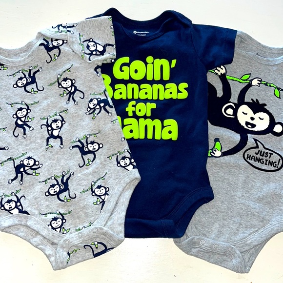 Bundle new 3-6 months onesies - Picture 1 of 6